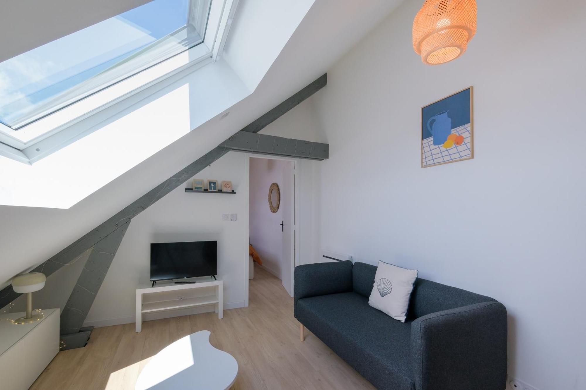 Le Perchoir Du Marche - Appt Pour 2 Apartment Saint-Nazaire  Luaran gambar