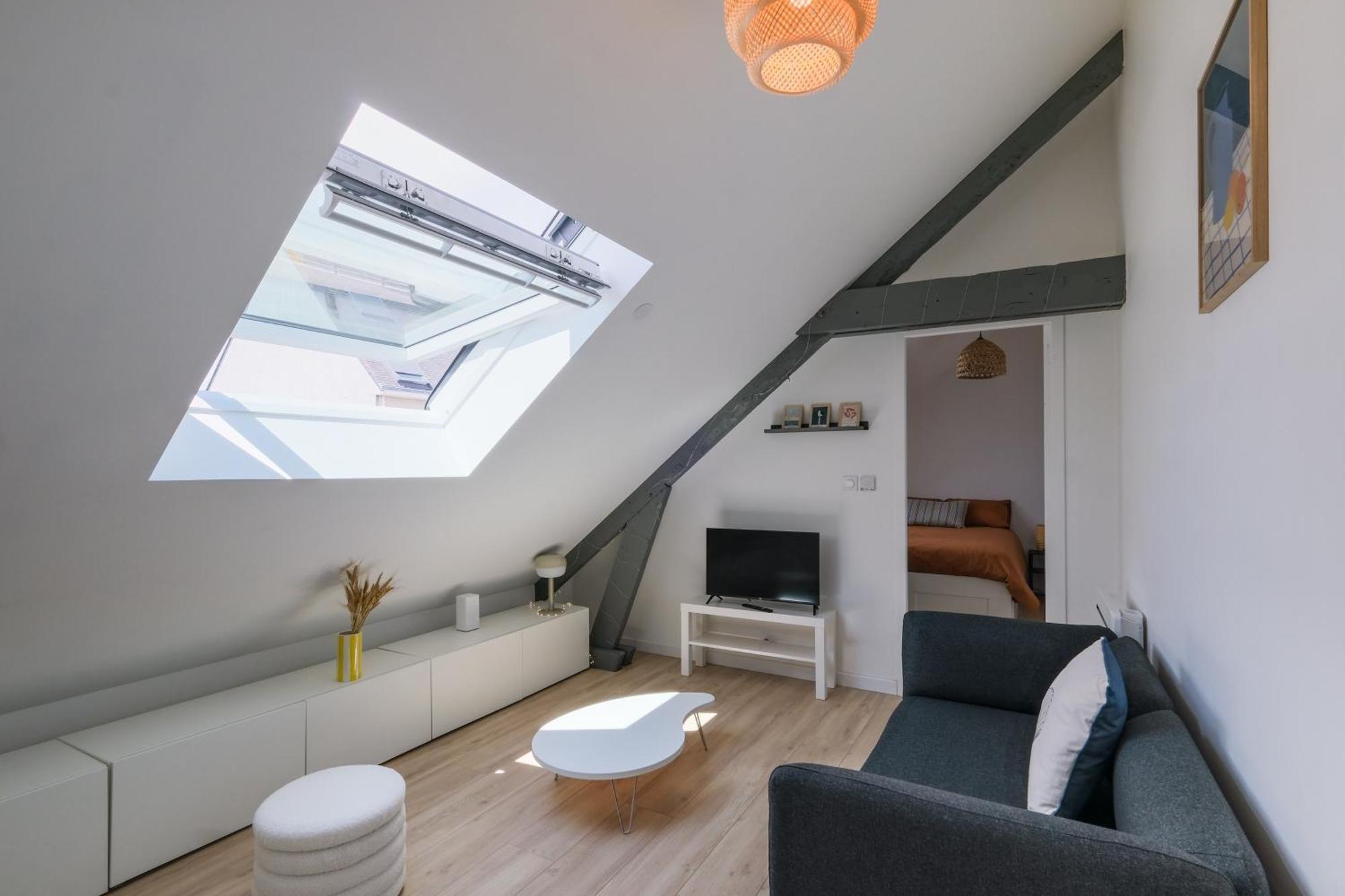 Le Perchoir Du Marche - Appt Pour 2 Apartment Saint-Nazaire  Luaran gambar